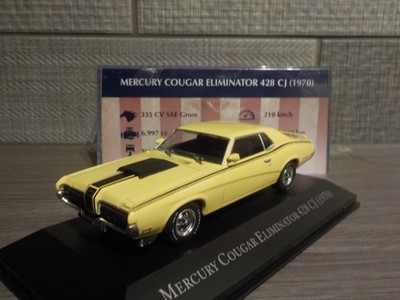 Mercury Cougar Eliminator 1970 - gelb - American Car Collection - 1/43