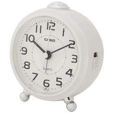 Image of CASIO Alarm Clock Analog Small Snooze Light TQ-149 Series White Brown Yellow