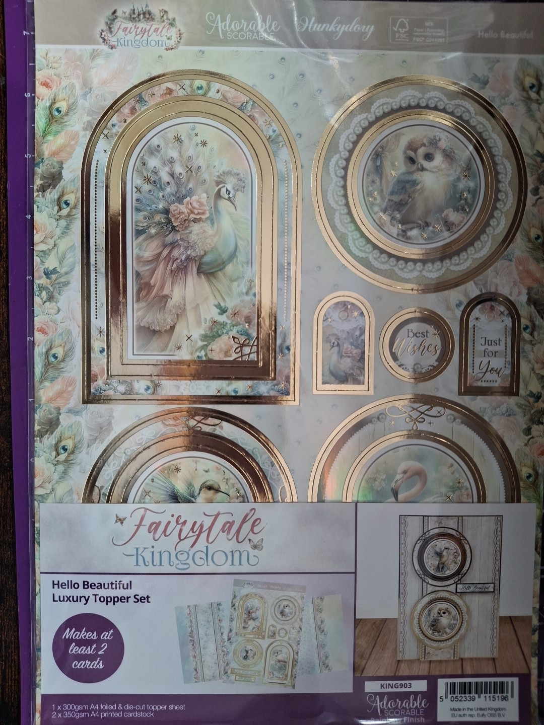 Hunkydory Fairytale Kingdom Hello Beautiful Luxury Topper Set