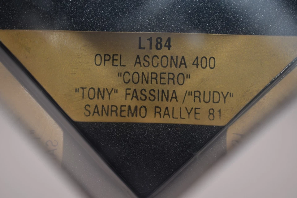 Vitesse L184 Opel Ascona 400 "Conrero" - Sanremo Rallye 81 1:43 Limited Edition - Image 4 of 4