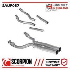 SAUP087 Scorpion Exhaust Front Silencer Pipe fits Audi S6 S7 RS6 RS7 C7 12-18