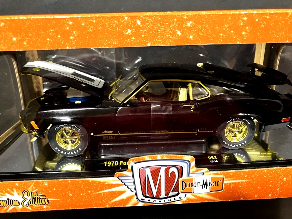 2016 M2 1:24 Premium Edition 1970 Mustang Mach1 428 Chase 500 Pieces - Image 3 of 4