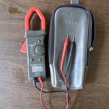 Fluke 36 True RMS Clamp Meter CAT III 600V Digital w/ Test Leads & Case