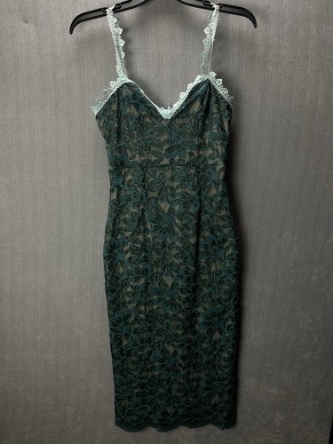 Lulus Blue Lace Dress Size Small Sleeveless V Neck Party Cocktail