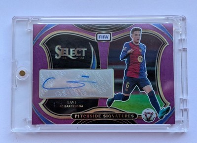 Gavi Autograph 2024-25 Panini Select Pitchside Signatures /49 Barcelona