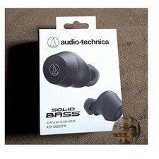 Audio-Technica ATH-CKS30TW Wireless Earphones Black Near Mint with USB Cable
