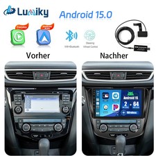 Autoradio Android 64G per Nissan X-Trail Qashqai j11 Rouge 2014-2020 CarPlay DAB