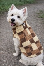 Fab Dog Ski Size 14  Dog Sherpa Fleece Vest B...