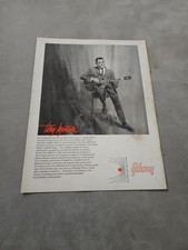 TBOOK50 MAGAZINWERBUNG 11X8" GIBSON GITARREN & VERSTÄRKER - TONY MOTTOLA