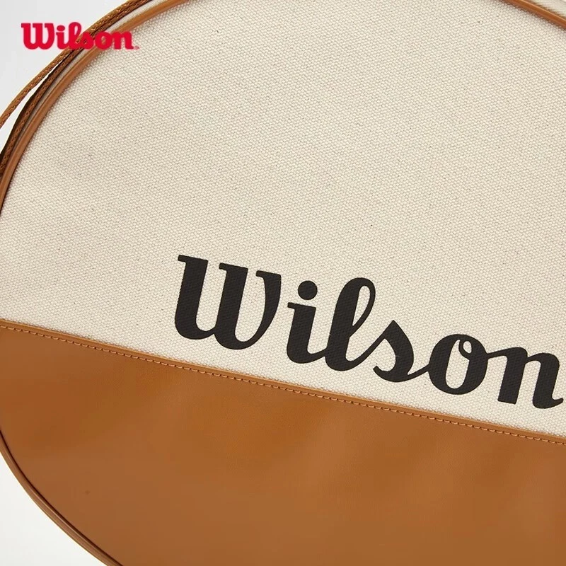 Защитный кремовый чехол для теннисной ракетки Wilson 110th Anniversary (без ракетки) - Изображение 3 из 4