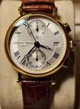 Frederique Constant Pointer Date FC320-35 Automatic Men’s Watch Gold White Dial