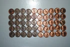 1954  Lincoln Wheat Cent   EF/UNC   Roll  Of 50 Coins  RL152