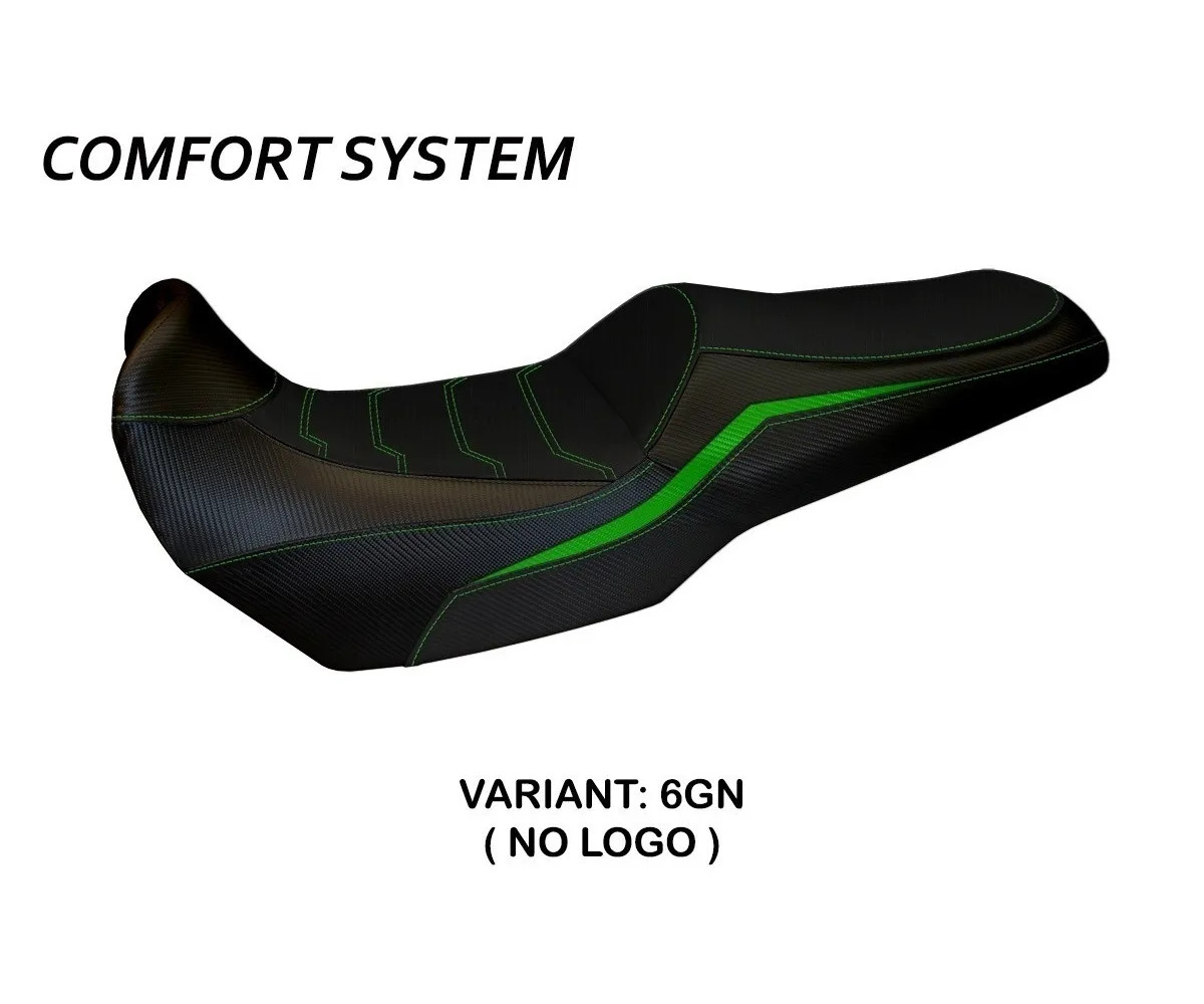 Seat saddle cover Elvas Comfort Sys Green TPZ KAWASAKI VERSYS 1000 2019 2022 bM