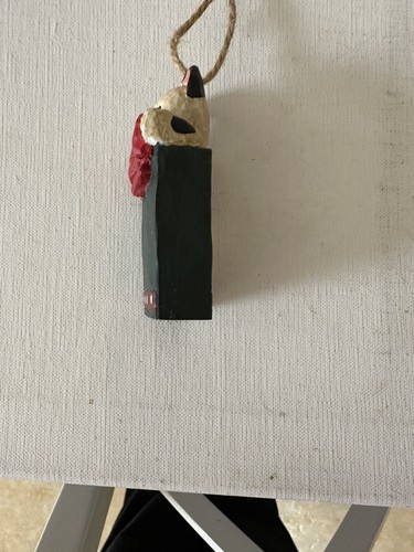 Bob Timberlake Weihnachtsschmuck Katze im Beutel mit Schleife - Bild 7 von 10