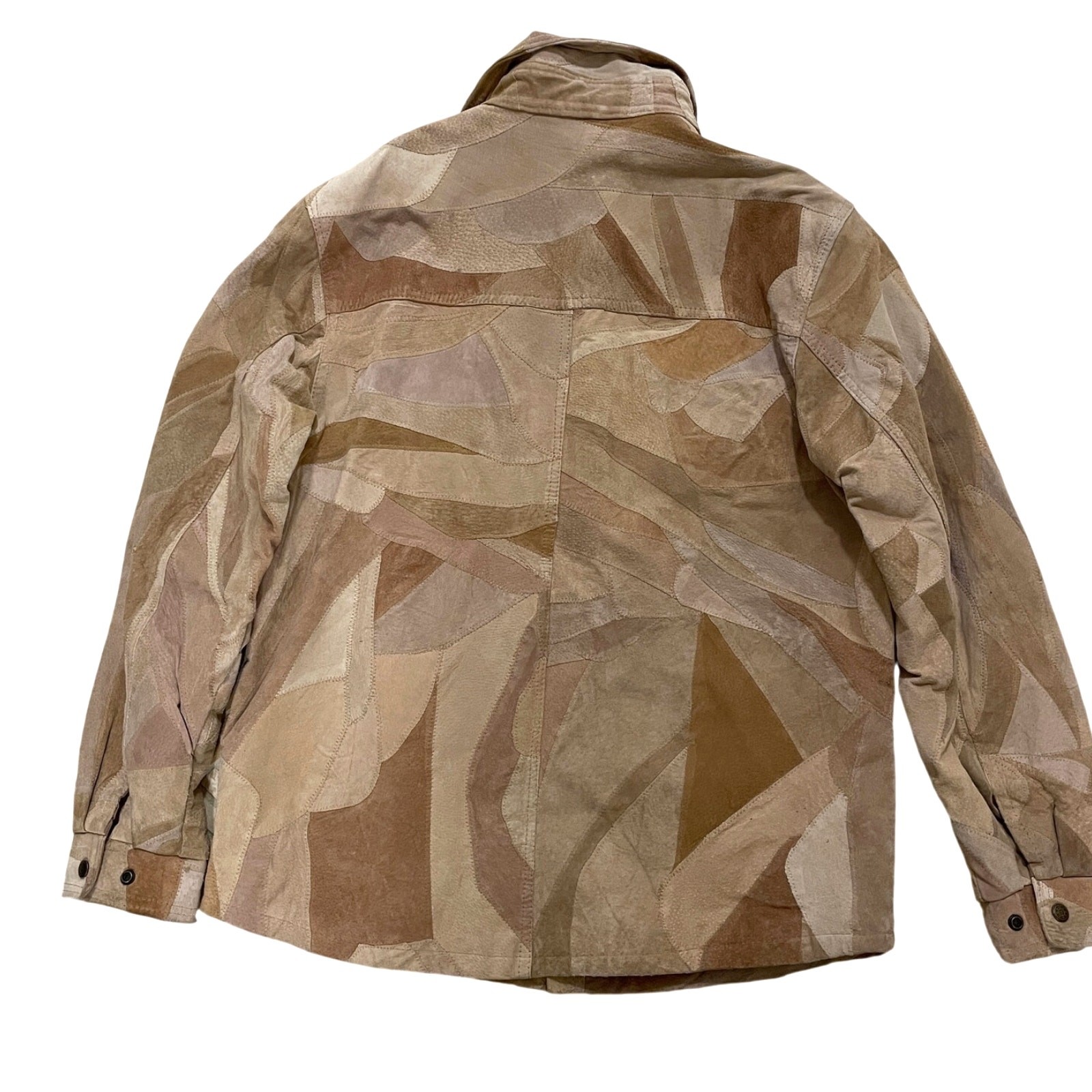 Patchwork Suede Jacket 70 | Genuine Leather L Wes… - image 7