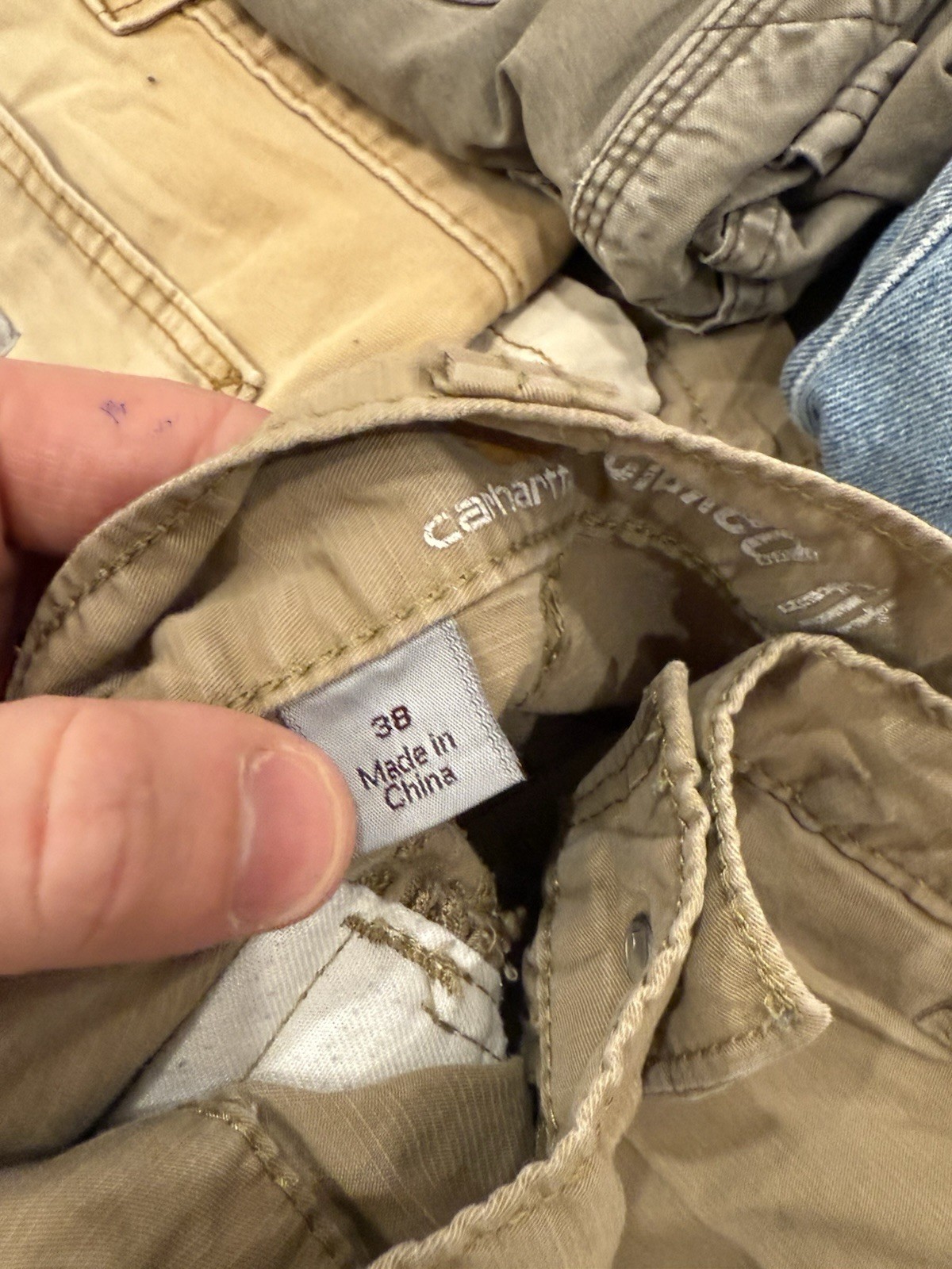 Lot Of 8 Carhartt Carpenter Pants & Shorts - Vintage & Modern Mix - Mixed Size thumbnail 2