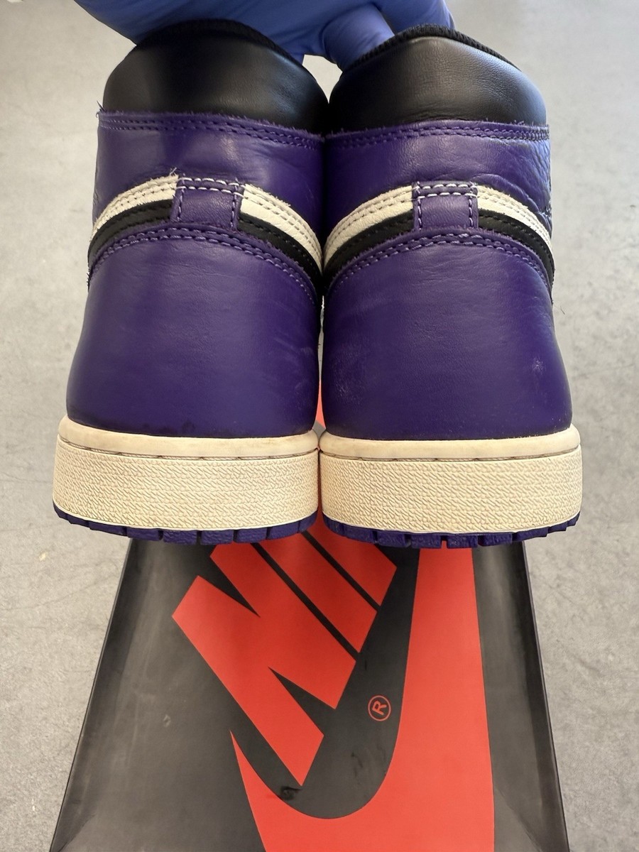 2018 Nike Air Jordan 1 Retro High OG Court Purple 555088-501 Size