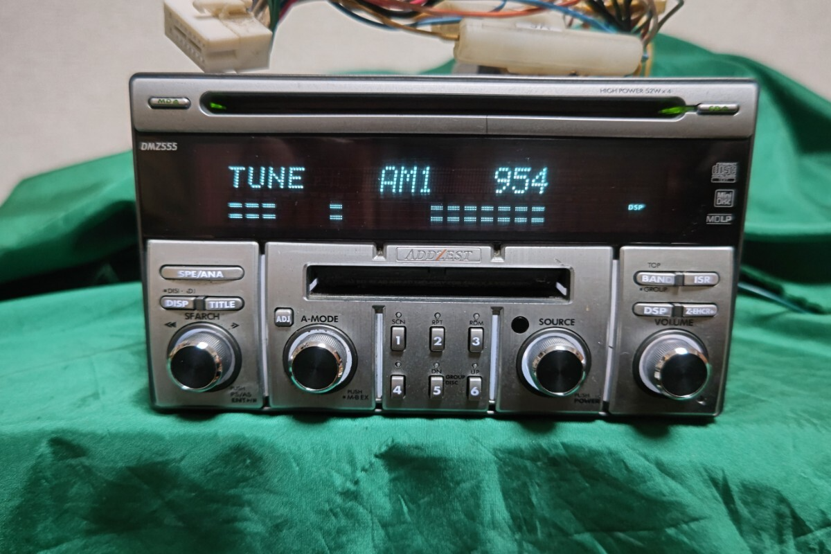 Clarion ADDZEST DMZ655MP 2DIN Car Audio CD MD MP3 WMA Player
