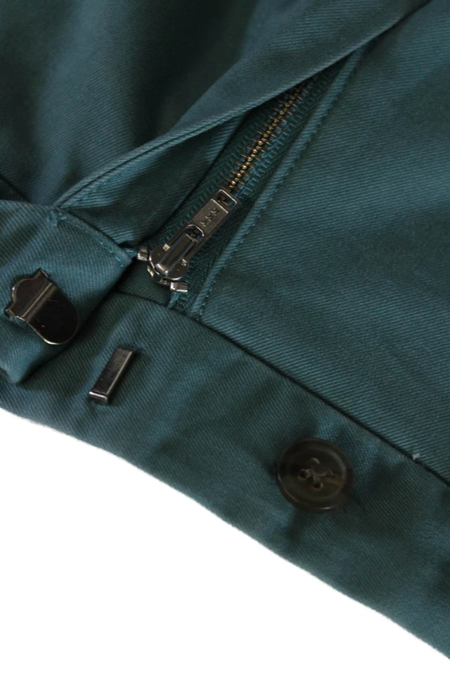 The Men's Store at Bloomingdale's Mens Cotton Straight Pants Blue Size 32 - Image 4 of 4