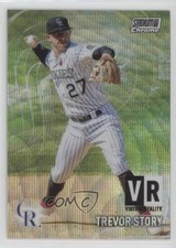 2021 Topps Stadium Club Chrome Virtual Reality Wave Refractor Trevor Story 0qu0