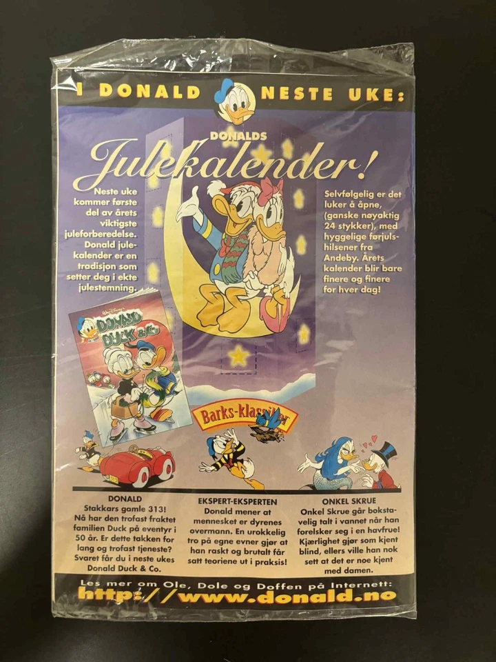 Donald Duck & Co Comic Lot (3) 1998 Norway – Sealed Issues w/ Toys Disney - Image 3 of 4