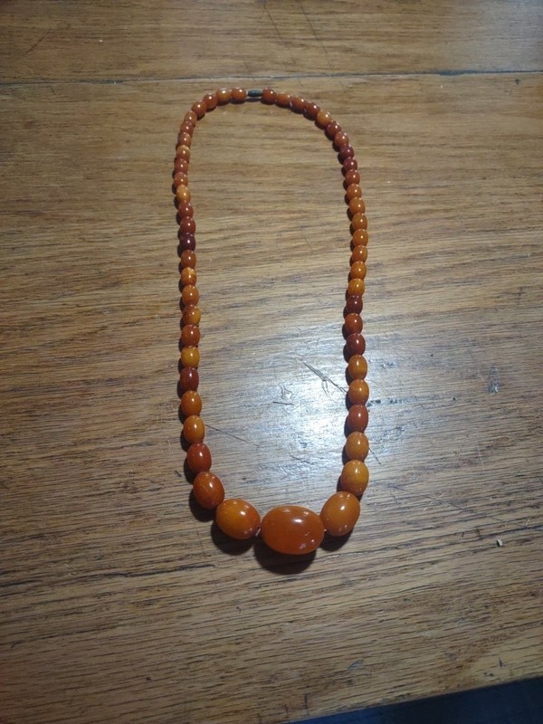  Vintage Baltic Amber Necklace 