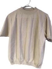 Vintage Norton McNaughton Sweater L Tan Vtg EUC USA MADE Beige Cottage Androg