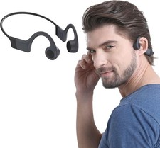 Bone Conduction Headphones,Premium Open-Ear Wireless Bluetooth Sport black-A