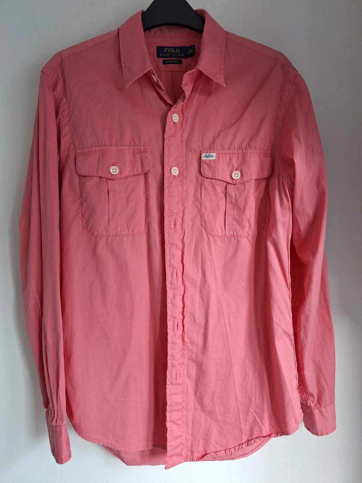 Ralph Lauren Beach Twill Coral Shirt Size S