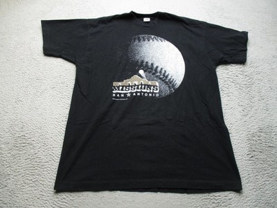 San Antonio Missions Shirt Mens 2XL Black Baseball MILB Fruit Of The Loom USA