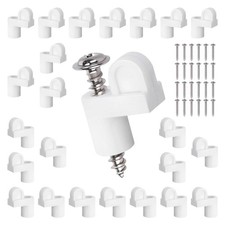 24 Pack 3/8 inch Nylon Window Screen Clips with Screws - Offset Window Clips ...