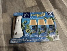 GLADE AUTOMATIC SPRAY UNIT+ 3 SPRAY REFILL FIRST FROST LIMITED EDITION 6.2fl oz