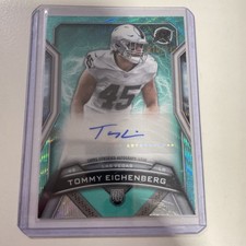 2024 Topps Resurgence Auto TOMMY EICHENBERG #RRS-TE (RC) TEAL 10/249 Raiders