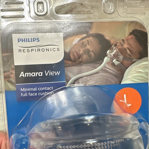 Respironics Large Amara View Full Face Cushion NIB HCPCS A7031. Brand New Sealed - Bild 3 von 4