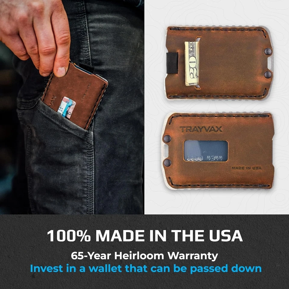 Trayvax Ascent Wallet, RFID Front Pocket Money and Credit Card Holder, Minimalis - Image 3 of 4