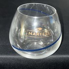 Set of 2 Martell Stemless Brand Cognac Crystal Roly Poly Snifters-Rastel Belgium — photo 2