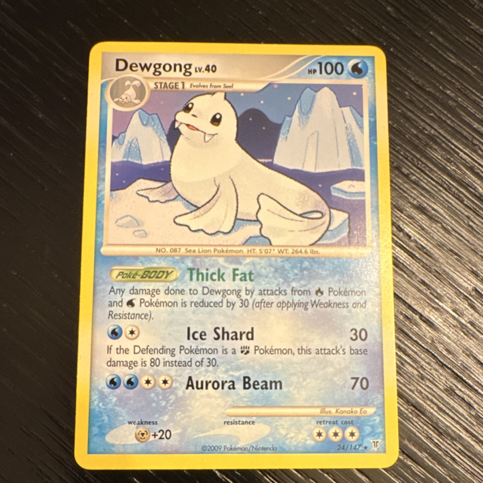 Pokémon TCG Dewgong Supreme Victors 24/147 Rare Regular Stage 1 100HP English