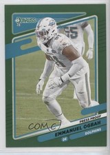 2021 Panini Donruss Press Proof Green Emmanuel Ogbah #69 11sc