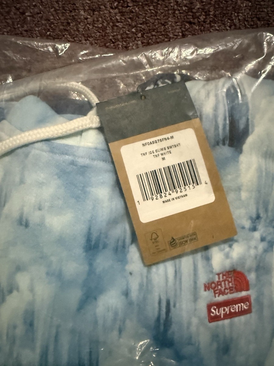 NEW Supreme The North Face Ice Climb Hooded Sweatshirt Medium SS21