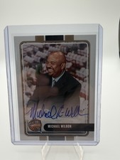 2025 Panini NSCC VIP Silver - Michael Wilbon On Card Auto HALL OF FAMER