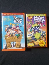 Rugrats! The Movie And Rugrats In Paris VHS Tapes - Working - Great Condition