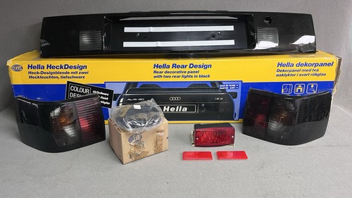 HECKBLENDE HELLA Negro / Schwarze Neu NUEVO Audi 80 90 B3 B4 Sedan Avant - Imagen 2 de 10