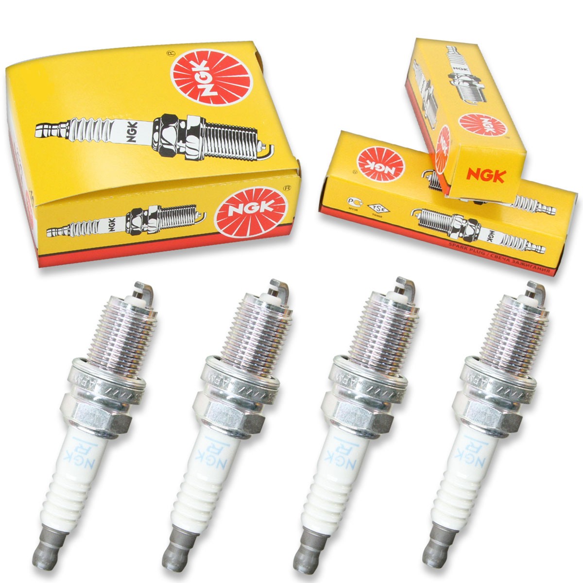 4pcs Polaris 24.0 HP 4-STROKE UTV 2X4 NGK Standard Spark Plugs 24.0 HP Kit ne