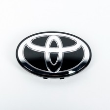 192mm Black Chrome Front Grille Emblem Fits Toyota Tacoma Tundra Land Cruiser