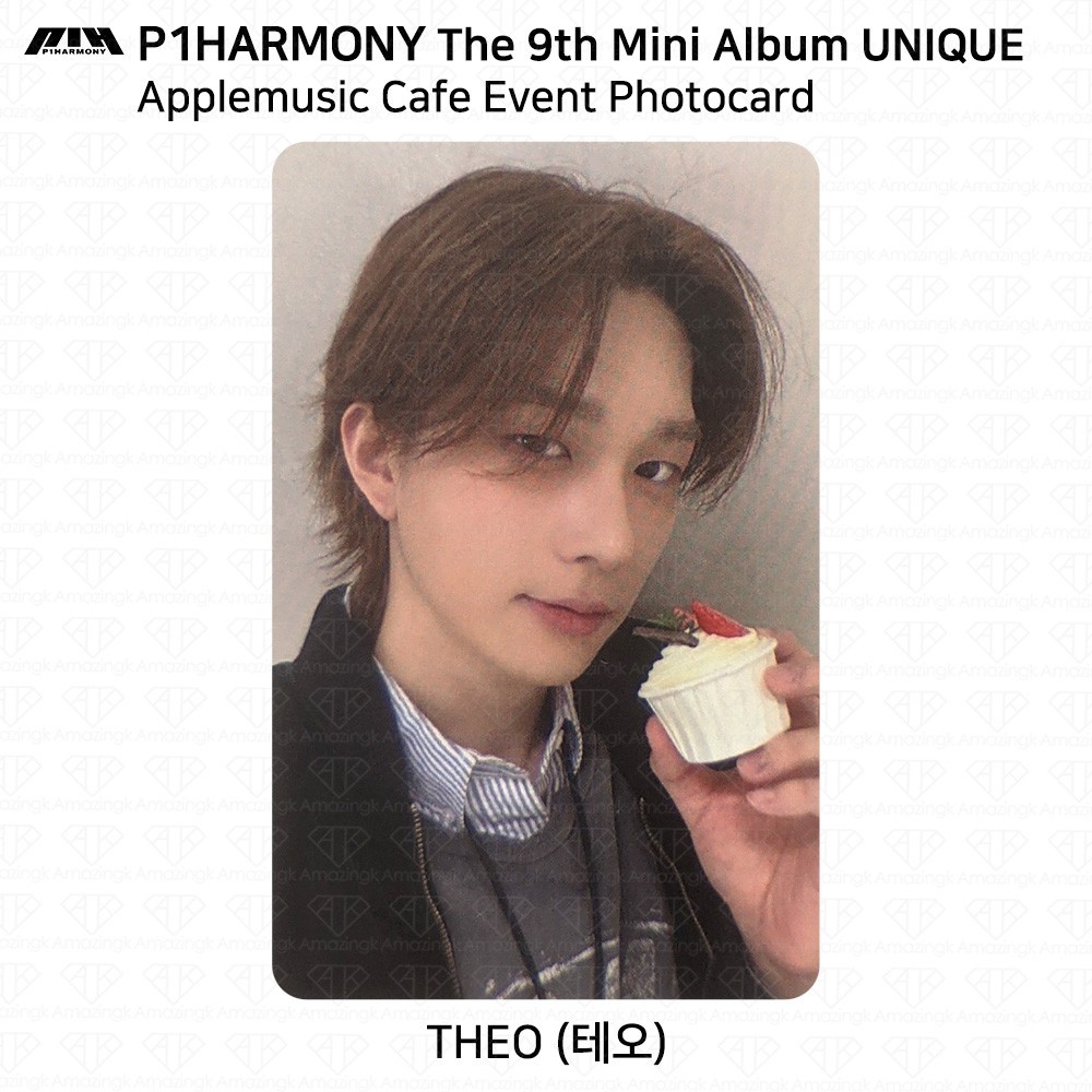 P1Harmony 9th Mini Album UNIQUE AppleMusic Cafe Event Photocard | eBay