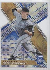 2019 Panini Elite Extra Edition Status Blue Die-Cut 41/75 Seth Johnson #40 s3g