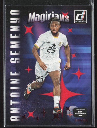 2025-26 Donruss Road to FIFA World Cup #19 Antoine Semenyo Magicians Red