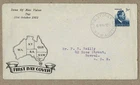 Australia 1952 Smyth Map  7½d KGVI FDC Cover