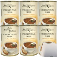 JüRgen Langbein Ochsenschwanz-Suppe Mit Edlem Madeira 6X400Ml usy Block