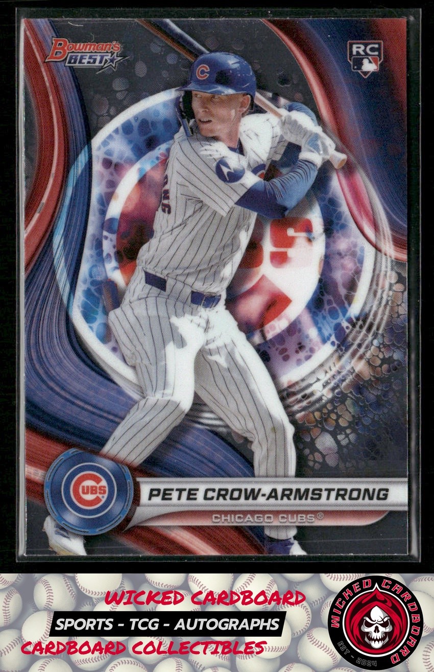 Pete Crow-Armstrong 2024 Bowman's Best #17 RC Chicago Cubs